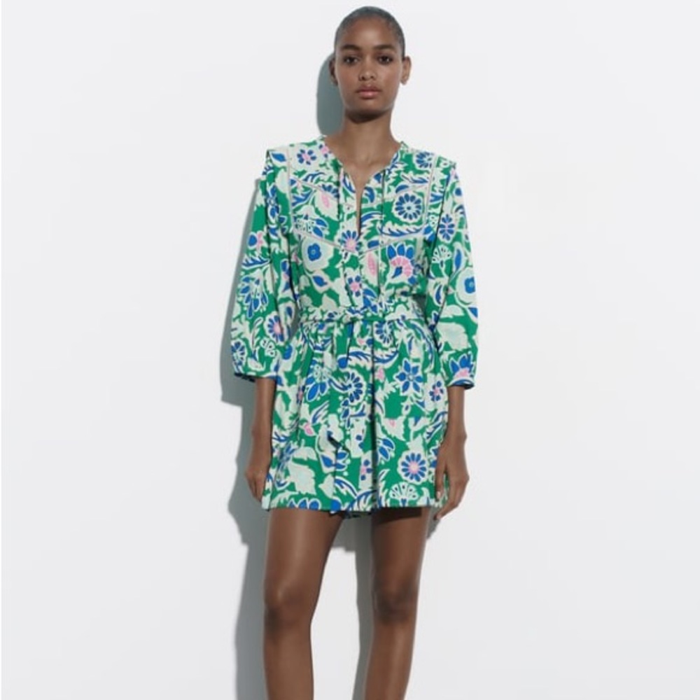 Zara Floral Mini Dress - XS